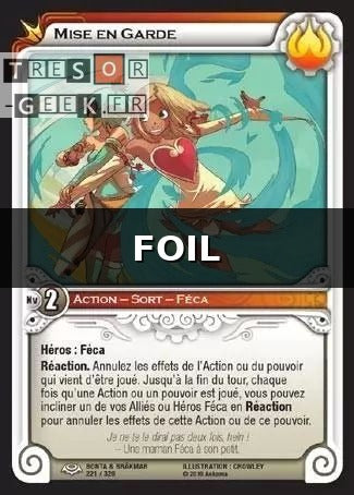 Mise en Garde [Bonta & Brâkmar 221/320 WAKFU]