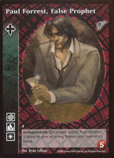 Paul Forrest, False Prophet [KMW set] - VTES CCG