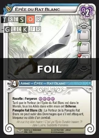 Épée du Rat Blanc [Bonta & Brâkmar 294/320 WAKFU]