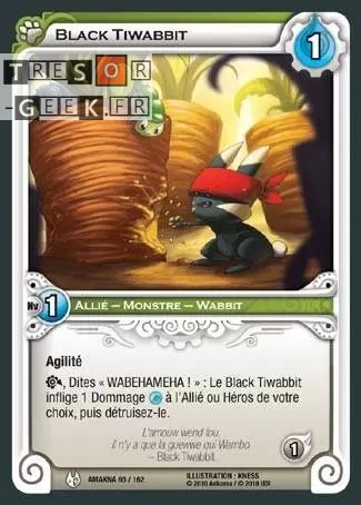 Black Tiwabbit [Dofus Collection 43/100 WAKFU] - Wakfu TCG - Dofus Collection - Français (FR) - OCCASION