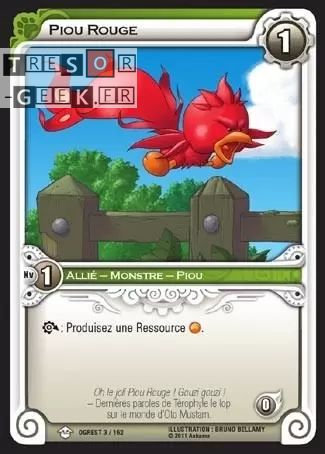 Piou Rouge [Incarnam 17/320 WAKFU] - Wakfu TCG - Incarnam - Français (FR) - OCCASION