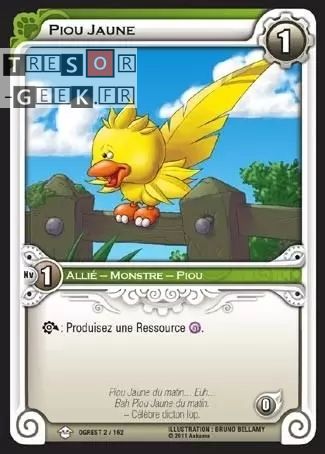 Piou Jaune [Incarnam 19/320 WAKFU] - Wakfu TCG - Incarnam - Français (FR) - OCCASION