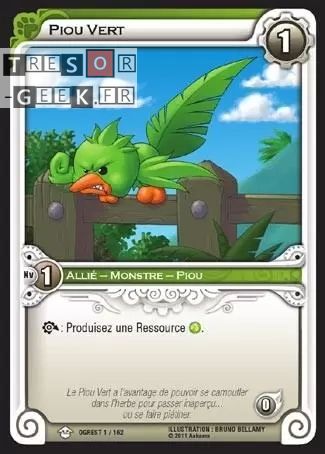 Piou Vert [Incarnam 20/320 WAKFU] - Wakfu TCG - Incarnam - Français (FR) - OCCASION