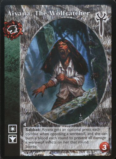 Aiyana, The Wolfcatcher [LoB set] - VTES CCG