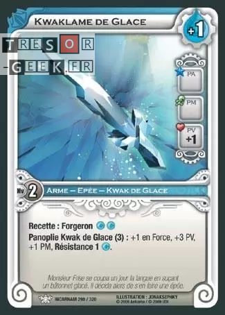 Kwaklame de Glace [Incarnam 290/320 WAKFU] - Wakfu TCG - Incarnam - Français (FR) - OCCASION