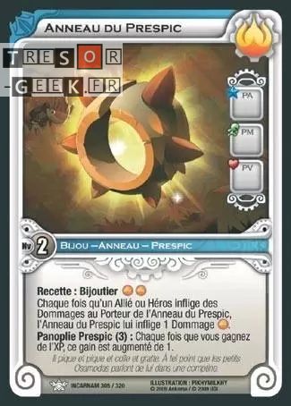 Anneau du Prespic [Incarnam 305/320 WAKFU] - Wakfu TCG - Incarnam - Français (FR) - OCCASION