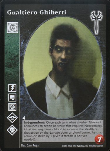 Gualtiero Ghiberti [LoB set] - VTES CCG
