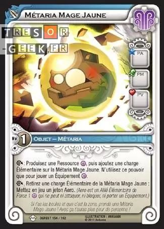 Métaria Mage Jaune [Ogrest 154/162 WAKFU]