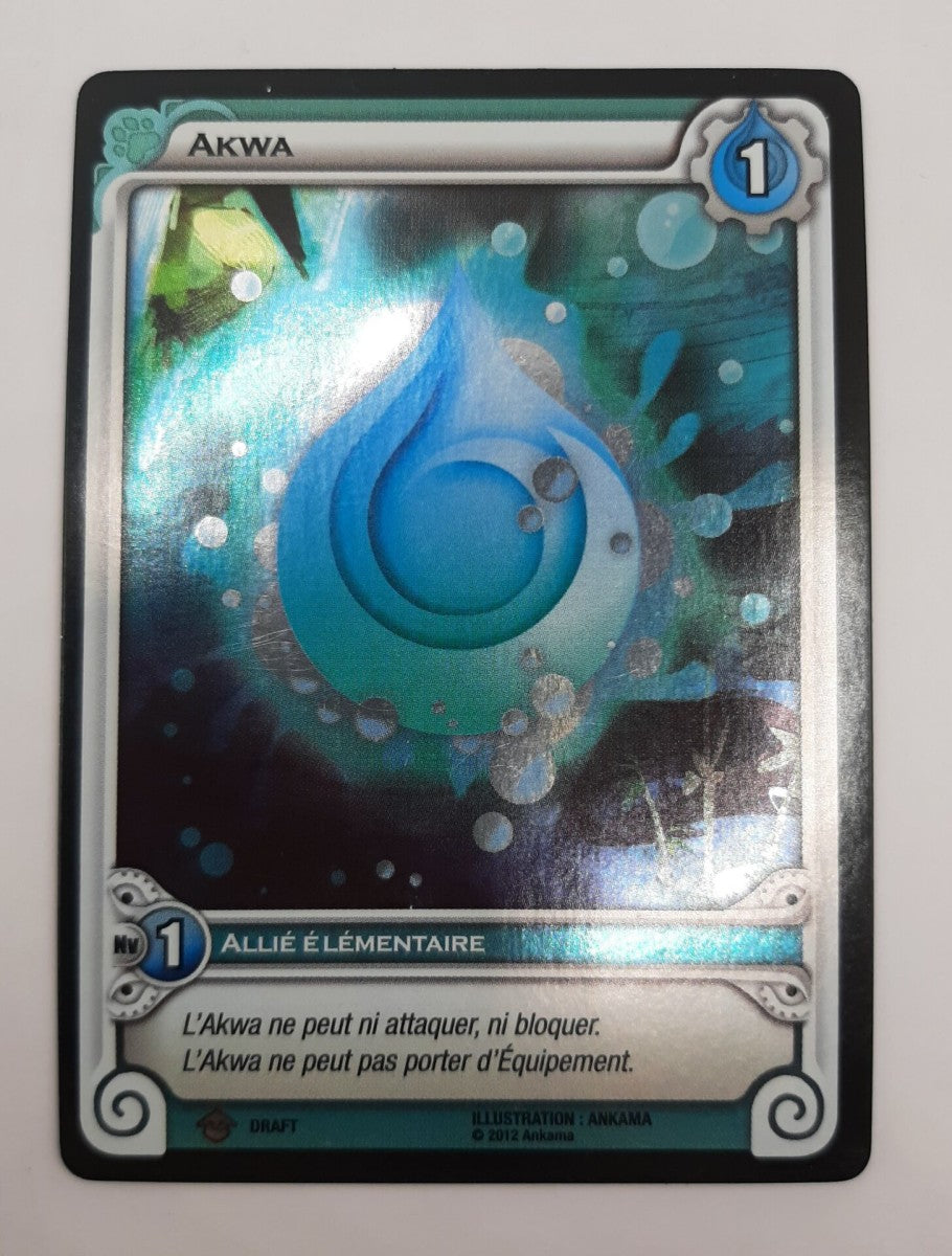 Jeton Akwa FOIL - série Ogrest [Wakfu TCG Promo]
