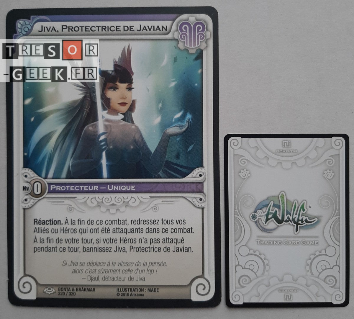 [Carte Jumbo] Jiva, Protectrice de Javian [Wakfu TCG Promo]