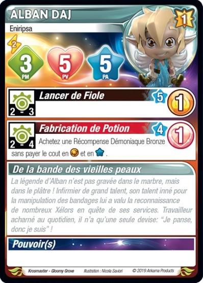 Alban Daj [Krosmaster avec carte FR] - Krosmaster - OCCASION