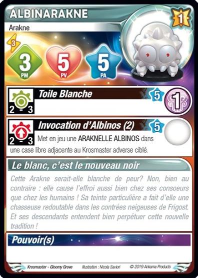 Albinarakne [Krosmaster avec carte FR] - Krosmaster - OCCASION