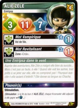 Alie Zèle [Krosmaster avec carte FR] - Krosmaster - OCCASION