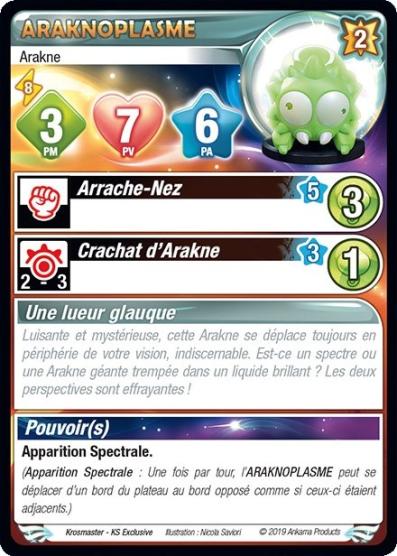 Araknoplasme [Krosmaster avec carte FR] - Krosmaster - OCCASION