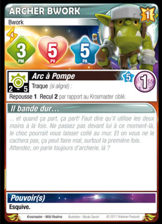 Archer Bwork [Krosmaster avec carte FR] - Krosmaster - OCCASION