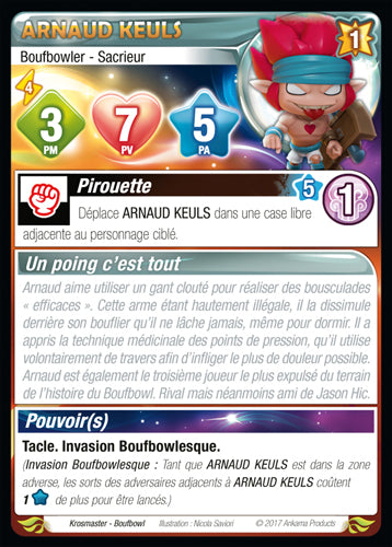 Arnaud Keuls [Krosmaster avec carte FR] - Krosmaster - OCCASION