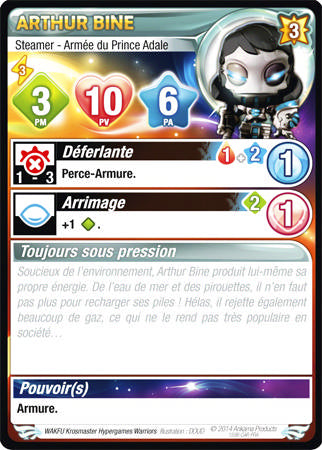 Arthur Bine [Krosmaster avec carte FR] - Krosmaster - OCCASION