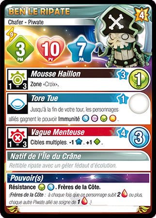 Ben le Ripate [Krosmaster avec carte ES] - Krosmaster - OCCASION