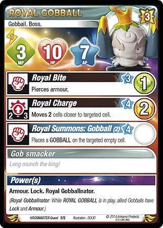 Bouftou Royal [Krosmaster avec carte FR] - Krosmaster - OCCASION