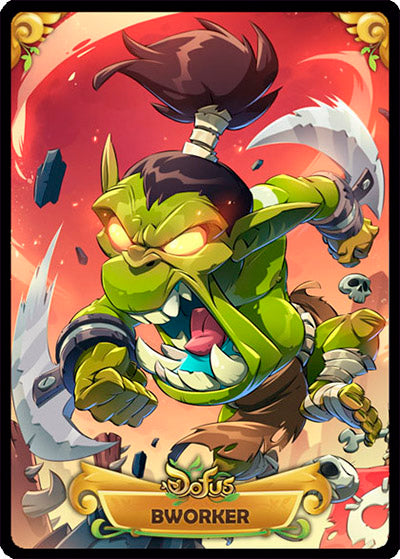 Bworker [Krosmaster avec carte FR] - Krosmaster - OCCASION
