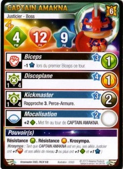 Captain Amakna [Krosmaster avec carte FR] - Krosmaster - OCCASION