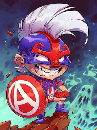 Captain Amakna [Krosmaster avec carte FR] - Krosmaster - OCCASION