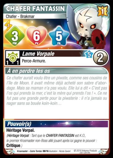 Chafer Fantassin [Krosmaster avec carte FR] - Krosmaster - OCCASION