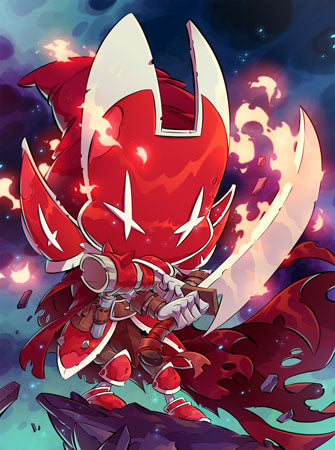 Chevalier Flamme [Krosmaster avec carte FR] - Krosmaster - OCCASION
