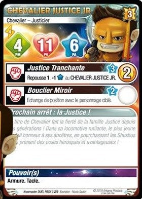 Chevalier Justice [Krosmaster avec carte FR] - Krosmaster - OCCASION