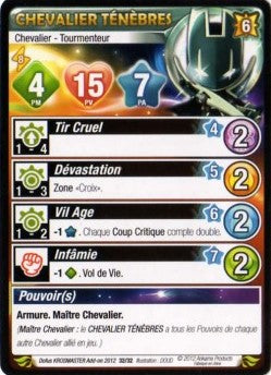 Chevalier Ténèbres [Krosmaster avec carte FR] - Krosmaster - OCCASION