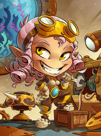 Chloé Mallette [Krosmaster avec carte FR] - Krosmaster - OCCASION