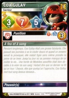 Coa Gulay [Krosmaster avec carte FR] - Krosmaster - OCCASION