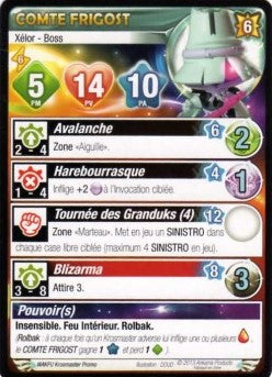 Comte Frigost [Krosmaster avec carte FR] - Krosmaster - OCCASION
