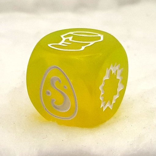Dé transparent jaune [Dé Krosmaster]