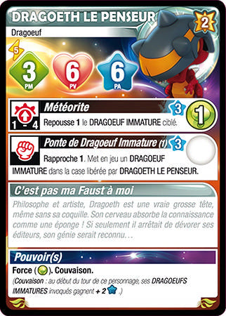 Dragoeth le Penseur [Krosmaster avec carte FR] - Krosmaster - OCCASION