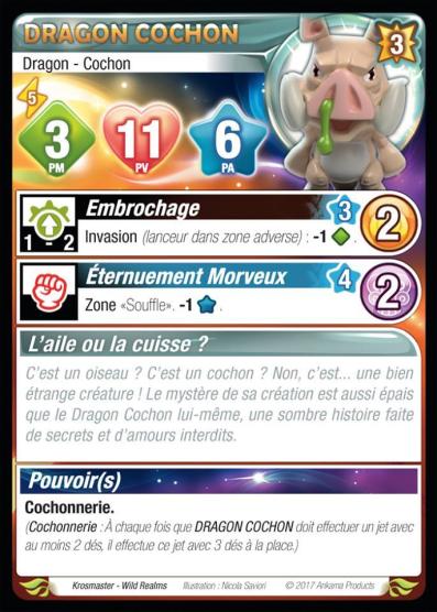 Dragon Cochon [Krosmaster avec carte IT] - Krosmaster - OCCASION