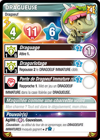Dragueuse [Krosmaster avec carte ES] - Krosmaster - OCCASION