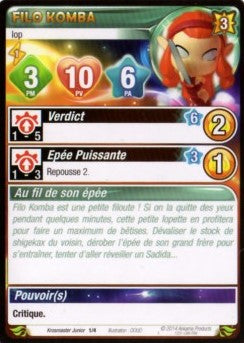 Filo Komba [Krosmaster avec carte FR] - Krosmaster - OCCASION