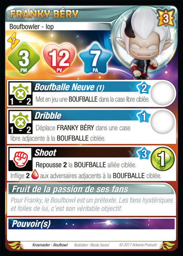 Franky Béry [Krosmaster avec carte FR] - Krosmaster - OCCASION