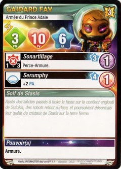 Gaspard Fay [Krosmaster avec carte FR] - Krosmaster - OCCASION