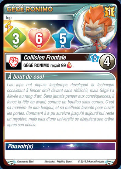 Gégé Ronimo [Krosmaster avec carte FR] - Krosmaster - OCCASION