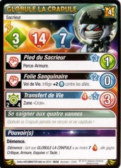 Globule La Crapule [Krosmaster avec carte FR] - Krosmaster - OCCASION