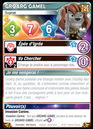 Groarg Gamel [Krosmaster avec carte FR] - Krosmaster - OCCASION