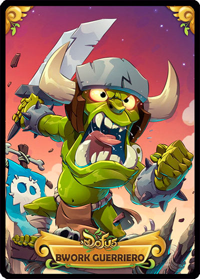 Guerrier Bwork [Krosmaster avec carte FR] - Krosmaster - OCCASION