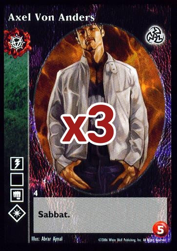 Axel Von Anders [Third set] - VTES CCG