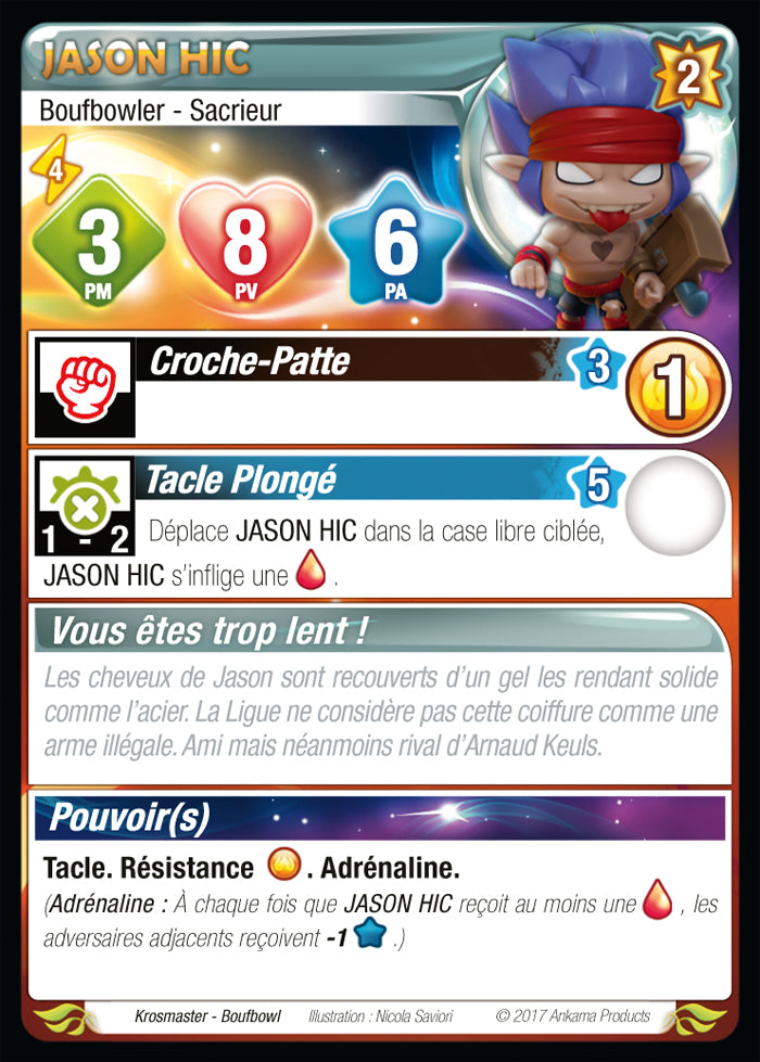 Jason Hic [Krosmaster avec carte FR] - Krosmaster - OCCASION
