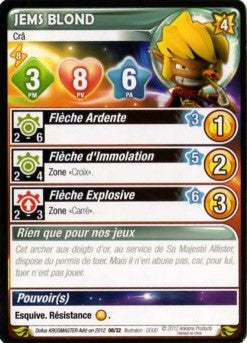 Jems Blond [Krosmaster avec carte FR] - Krosmaster - OCCASION