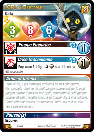 Joris - Bretteur [Krosmaster avec carte FR] - Krosmaster - OCCASION