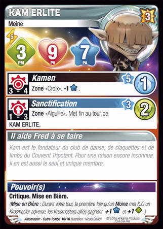 Kam Erlite [Krosmaster avec carte FR] - Krosmaster - OCCASION