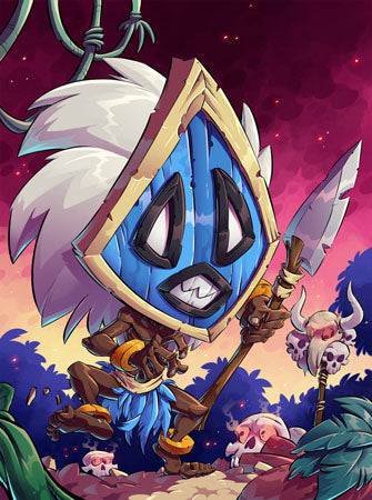 Kanniboul Jav [Krosmaster avec carte FR] - Krosmaster - OCCASION